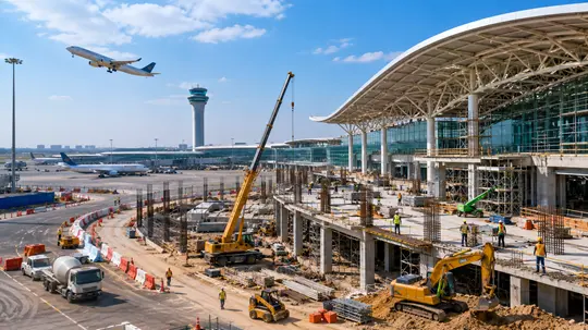 Airport infrastructure runways taxiways terminal planning and operations at Airport Expo 2026
