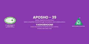 APOSHO 39 at Yashobhoomi — conference visitors walking into exhibition hall