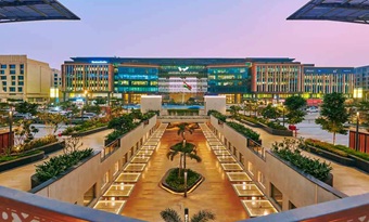 Budget hotel room near Delhi Airport, Aerocity — compact comfortable stay