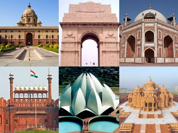 Delhi sightseeing tour from Aerocity Hotel - Qutub Minar, India Gate, Lotus Temple