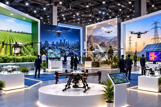 Specialised start-up education student and innovation zones at Drone Expo