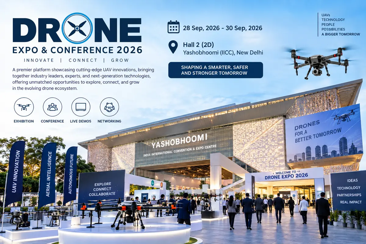 Drone Expo and Conference 2026 at Yashobhoomi New Delhi