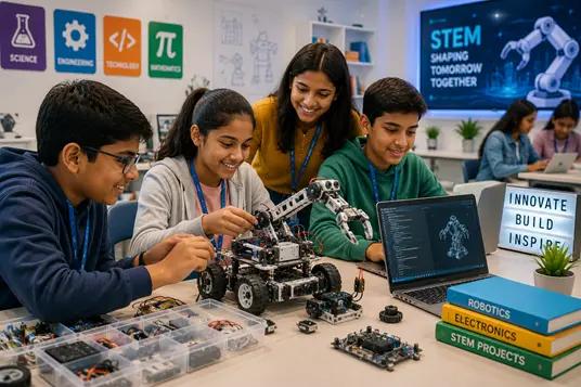 Robotics STEM kits coding maker learning and future ready school education