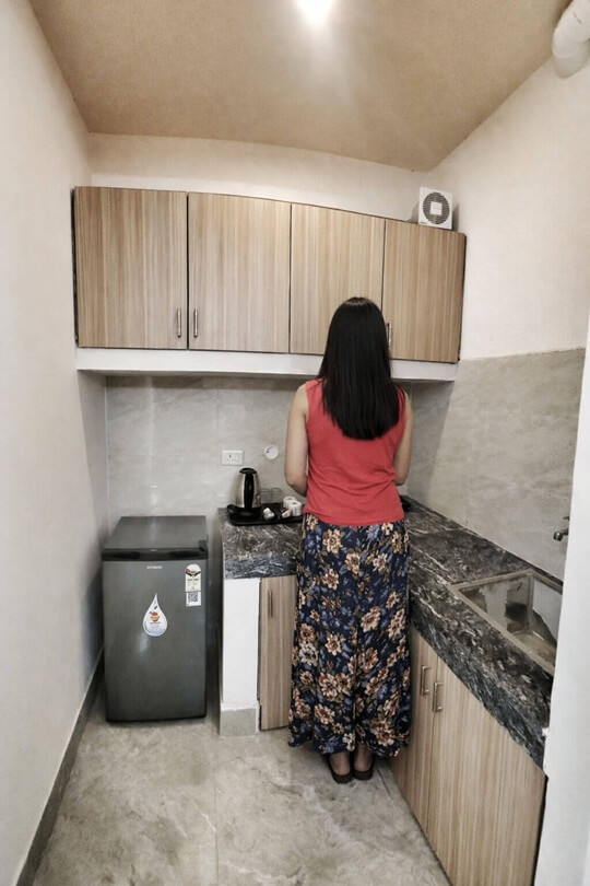 Modern PG interior near Delhi Airport