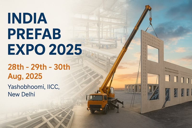 India Prefab Expo 2025 at Yashobhoomi, New Delhi — prefab and modular construction exhibits
