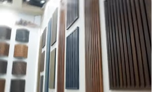 Product displays: tiles, laminates and façade samples at MATECIA 2025