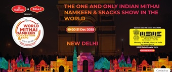 World Mithai Namkeen Convention & Expo 2025 at Yashobhoomi – Hall 2 & Hall 1C/1D