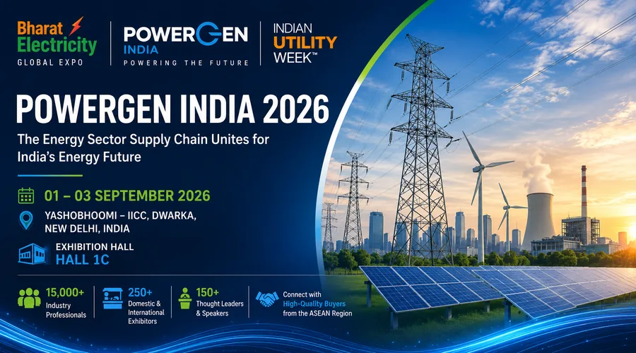 Integrated Bharat Electricity POWERGEN India and Indian Utility Week energy platform