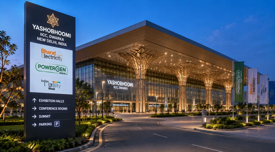 Illustrative modern convention centre representing Yashobhoomi in Dwarka New Delhi