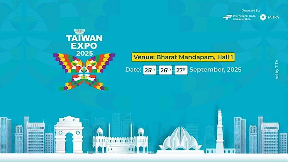 Taiwan Expo India 2025 at Bharat Mandapam, New Delhi