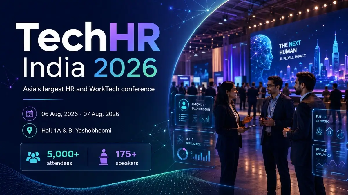 TechHR India 2026 at Hall 1A and Hall 1B Yashobhoomi New Delhi